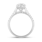LADIES RING 1 3/4CT ROUND DIAMOND 14K WHITE GOLD (CENTER STONE ROUND DIAMOND 1 1/2CT ) - Image 2