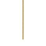 14K YELLOW GOLD 7 1/2CT 24 INCH ROUND DIAMOND MEN'S NECKLACE - Image 2