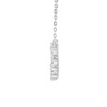 14K WHITE GOLD 1 1/2CT ROUND DIAMOND LADIES NECKLACES - Image 2