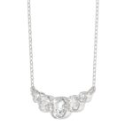 14K WHITE GOLD 1/2CT ROUND DIAMOND LADIES NECKLACE - Image 3