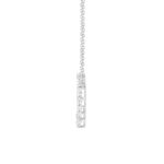 14K WHITE GOLD 2.00CT ROUND DIAMOND LADIES NECKLACE - Image 3
