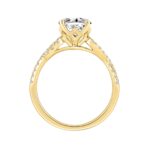 14K YELLOW GOLD 2.00CT ROUND DIAMOND LADIES BRIDAL SET (CENTER STONE ROUND DIAMOND 1 1/2CT) - Image 2