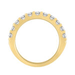 LADIES BAND 1.00CT ROUND DIAMOND 14K YELLOW GOLD - Image 2