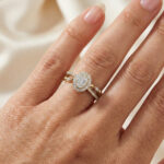 LADIES RING 0.25CT ROUND DIAMOND 10K YELLOW GOLD - Image 6