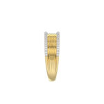 LADIES RING 0.20CT ROUND DIAMOND 10K YELLOW GOLD - Image 4