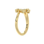 LADIES RING 0.20CT ROUND DIAMOND 14K YELLOW GOLD - Image 4