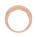 14K ROSE GOLD 2.00CT ROUND DIAMOND MEN'S BAND - Image 2