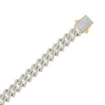 14K YELLOW GOLD 2.00CT ROUND DIAMOND MEN'S BRACELET - Image 2