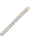 14K YELLOW GOLD 2.00CT ROUND DIAMOND MEN'S BRACELET - Image 3