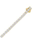 14K YELLOW GOLD 5.00CT ROUND DIAMOND MEN'S BRACELET - Image 2