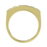 MEN'S RING 1 1/2CT ROUND DIAMOND 14K YELLOW GOLD - Image 2