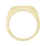 MEN'S RING 2 3/4CT ROUND DIAMOND 14K YELLOW GOLD - Image 2