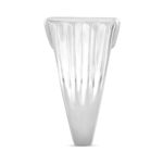 MEN'S RING 2CT ROUND DIAMOND 14K WHITE GOLD - Image 3