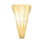 MEN'S RING 2CT ROUND DIAMOND 14K YELLOW GOLD - Image 3