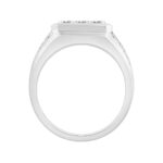 WHITE PLATINUM 1 1/4CT ROUND DIAMOND MEN'S BAND - Image 2