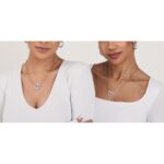 LADIES NECKLACE 2 3/4CT ROUND/MARQUISE/PEAR/EMERALD DIAMOND 14K YELLOW GOLD - Image 4