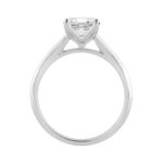 14K WHITE GOLD 1 1/2CT CUSHION DIAMOND LADIES RING - Image 2