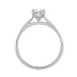 14K WHITE GOLD 1.00CT RADIANT DIAMOND LADIES SOLITAIRE RING - Image 2