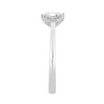 14K WHITE GOLD 1.00CT RADIANT DIAMOND LADIES SOLITAIRE RING - Image 3