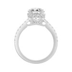 14K WHITE GOLD 2 1/2CT ROUND DIAMOND LADIES RING (CENTER STONE ROUND DIAMOND 2.00CT) - Image 2