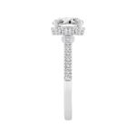 14K WHITE GOLD 2 1/2CT ROUND DIAMOND LADIES RING (CENTER STONE ROUND DIAMOND 2.00CT) - Image 3