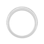 14K WHITE GOLD 3 1/2CT ROUND/PRINCESS DIAMOND LADIES BRIDAL SET (CENTER STONE PRINCESS DIAMOND 3/4CT ) - Image 6