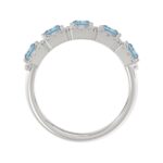 14K WHITE GOLD 3.00CT ROUND/BLUE RADIANT DIAMOND LADIES RING (BLUE RADIANT DIAMOND 2 1/2CT) - Image 2