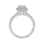 14K WHITE GOLD 3.00CT ROUND/MARQUISE DIAMOND LADIES RING (CENTER STONE MARQUISE DIAMOND 2CT) - Image 2