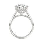 14K WHITE GOLD 6.00CT ROUND DIAMOND LADIES RING - Image 2