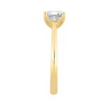 14K YELLOW GOLD 1 1/2CT CUSHION DIAMOND LADIES RING - Image 3