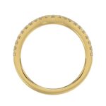14K YELLOW GOLD 1/4CT ROUND DIAMOND LADIES RING - Image 2