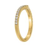 14K YELLOW GOLD 1/4CT ROUND DIAMOND LADIES RING - Image 3