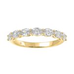14K YELLOW GOLD 1CT OVAL DIAMOND LADIES RING
