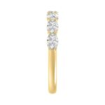 14K YELLOW GOLD 1CT OVAL DIAMOND LADIES RING - Image 3