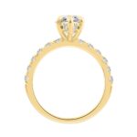 14K YELLOW GOLD 2 3/4CT MARQUISE DIAMOND LADIES RING (CENTER STONE MARQUISE DIAMOND 2.00CT) - Image 3