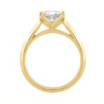 14K YELLOW GOLD 2.00CT CUSHION DIAMOND LADIES RING - Image 2