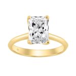 14K YELLOW GOLD 2.00CT RADIANT DIAMOND LADIES SOLITAIRE RING