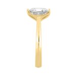 14K YELLOW GOLD 3.00CT RADIANT DIAMOND LADIES SOLITAIRE RING - Image 3