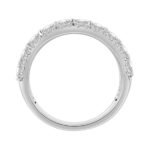 3.00 CT Fashion Band for Ladies Round & Radiant Cut Diamonds 14K White Gold Luxury Band (Color F-G -Clarity VS1/VS2) - Image 2