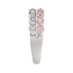 ETERNAL BLUSH COLLECTION LADIES RING 1CT ROUND DIAMOND 14K WHITE GOLD - Image 4