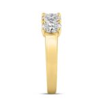 LADIES BAND 1 1/2CT OVAL DIAMOND 14K YELLOW GOLD - Image 3