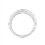LADIES BAND 1 1/2CT ROUND DIAMOND 14K WHITE GOLD - Image 2