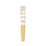 LADIES BAND 1CT PRINCESS DIAMOND 14K YELLOW GOLD - Image 3