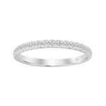 LADIES BRIDAL SET 1 1/2CT ROUND/OVAL DIAMOND 14K WHITE GOLD (CENTER STONE OVAL DIAMOND 1CT) - Image 5