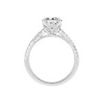 LADIES RING 1 3/4CT ROUND DIAMOND 14K WHITE GOLD (CENTER STONE ROUND DIAMOND 1 1/2CT ) - Image 2