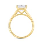 LADIES RING 2CT PRINCESS DIAMOND 14K YELLOW GOLD (CENTER STONE PRINCESS DIAMOND 1 1/2CT ) - Image 2