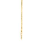 LADIES NECKLACE 7CT ROUND DIAMOND 14K YELLOW GOLD - Image 3