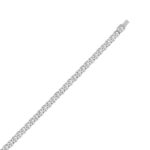 LADIES TENNIS NECKLACE 85.00CT ROUND DIAMOND 14K WHITE GOLD - Image 3