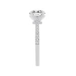 14K WHITE GOLD 2.00CT ROUND DIAMOND LADIES RING (CENTER STONE ROUND DIAMOND 1 3/4CT) - Image 3