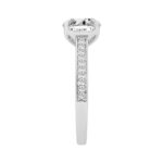 14K WHITE GOLD 2.00CT ROUND DIAMOND LADIES RING (CENTER STONE ROUND DIAMOND 1 3/4CT) - Image 3